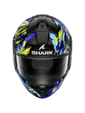 SHARK INTEGRAL CASCO RIDILL 2 RAGING BEAST Negro Azul Verde