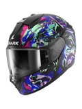 SHARK RIDILL 2 RAGING BEAST INTEGRAL CASCO Negro mate Violeta Verde