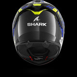SHARK SPARTAN GT PRO CARBON SPEED-VIB Carbon Anthra Azul Casco De Moto