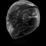 SHARK SPARTAN RS REPTAIA Mat NEGRO Anthra Casco De Moto