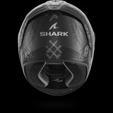 SHARK SPARTAN RS CARBON SHIEVER Mat Carbon Anthra Plata Casco De Moto
