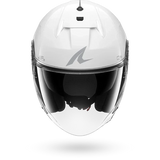 SHARK SKWAL i3 JET SP LYNE Blanco Plata Plata Casco De Moto