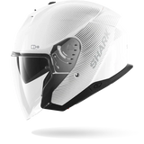 SHARK SKWAL i3 JET SP LYNE Blanco Plata Plata Casco De Moto