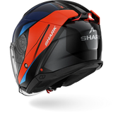 SHARK SKWAL i3 JET MEKARIUM NEGRO Chrom Naranja Casco De Moto