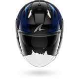 SHARK SKWAL i3 JET MEKARIUM NEGRO Chrom Naranja Casco De Moto
