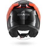 SHARK SKWAL i3 JET MEKARIUM NEGRO Chrom Naranja Casco De Moto