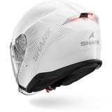 SHARK SKWAL JET SP LYNE Blanco Plata Plata Casco De Moto