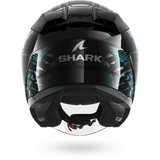SHARK SKWAL JET REPTAIA NEGRO Violeta Glitter Casco De Moto