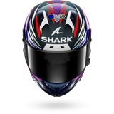 SHARK AERON-GP FIM RACING #2 REPLICA ZARCO SIGNATURE 2026 CASCO DE MOTO CARBONO VIOLETA CROMO