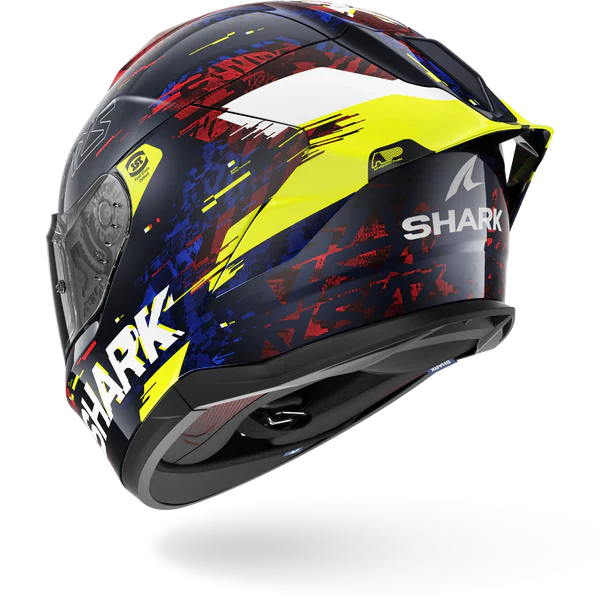 SHARK SKWAL CUP SPEED-VIB Azul Rojo Amarillo Casco De Moto