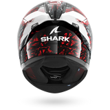 SHARK SKWAL CUP SPEED-VIB NEGRO Rojo Plata Casco De Moto