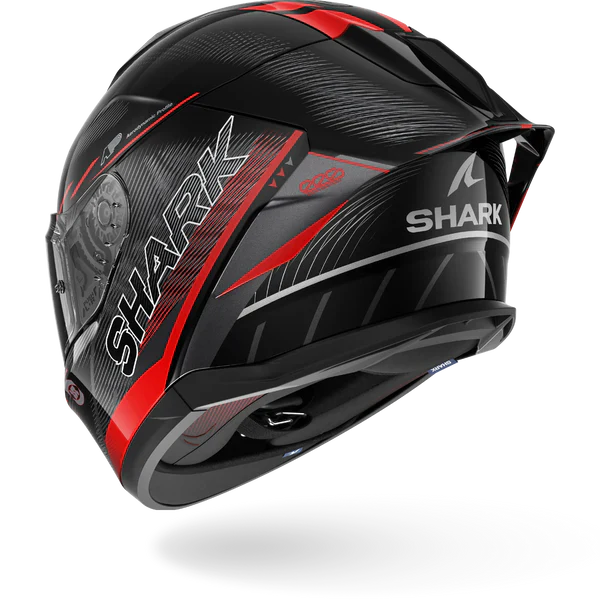 SHARK SKWAL CUP SPEED-TECH Negro Rojo Anthra Casco De Moto