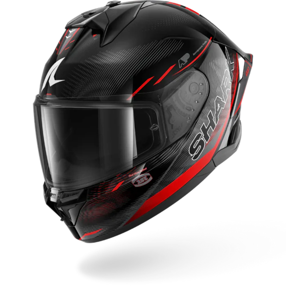 SHARK SKWAL CUP SPEED-TECH Negro Rojo Anthra Casco De Moto