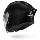SHARK SKWAL JET CUP BLANK NEGRO Casco De Moto