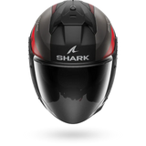 SHARK SKWAL JET CUP MOTOGP MAT CASCO DE MOTO JET NEGRO ANTRACITE ROJO