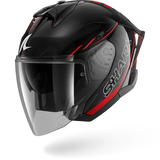 SHARK SKWAL JET CUP SPEED-TECH NEGRO Rojo Anthra Casco De Moto