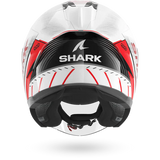 SHARK SKWAL JET CUP SPEED-TECH Blanco Rojo NEGRO Casco De Moto