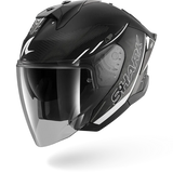 SHARK SKWAL JET CUP SPEED-TECH Mat NEGRO Blanco Anthra Casco De Moto