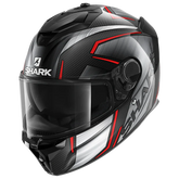 SHARK SPARTAN GT CARBON KROMIUM CASCO INTEGRAL DE MOTO CARBONO CROMO ROJO