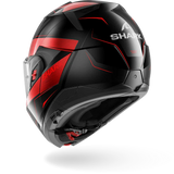 SHARK OXO MEKARIUM CASCO DE MOTO ROJO CROMO NEGRO