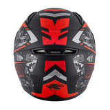 KAPPA KJ04 Casco Junior Motocicleta Integral Negro Mate Rojo