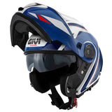 GIVI CASCO MODULAR X26 SQUARE BLANCO BRILLO AZUL ROJO