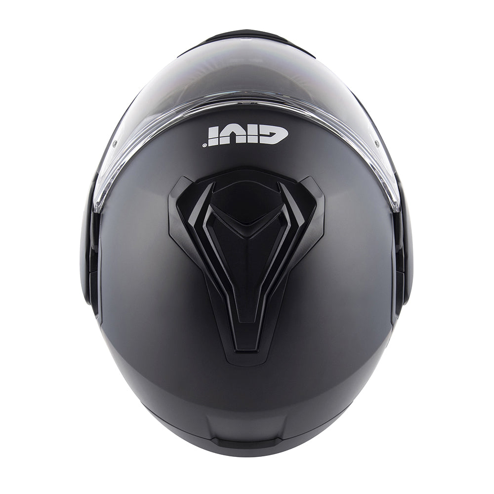 GIVI HX30B con parte delantera abatible de motocicleta Casco integral negro