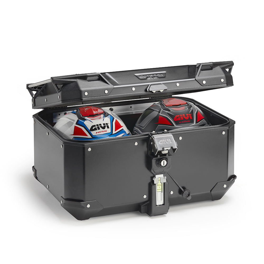 GIVI OBKE58B TREKKER OUTBACK EVO MALETA DE ALUMINIO CASCO DE MOTO 58L