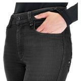 SHIMA RIDGE URBANO DE MOTOCICLISMO TURISMO PANTALONE MUJER NEGRO