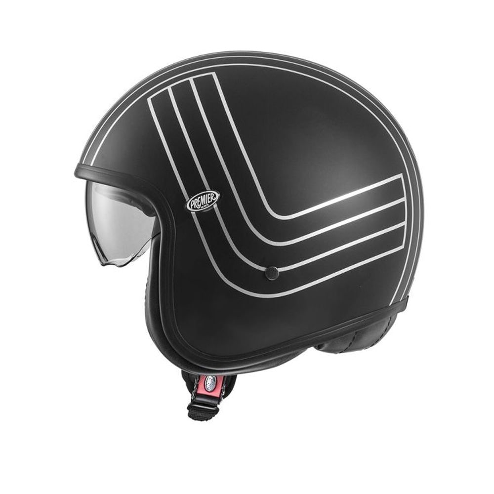 PREMIER VINTAGE EX SILVER CHROMED BM CASCO JET MOTOCICLETA (Maximo Moto S.L)