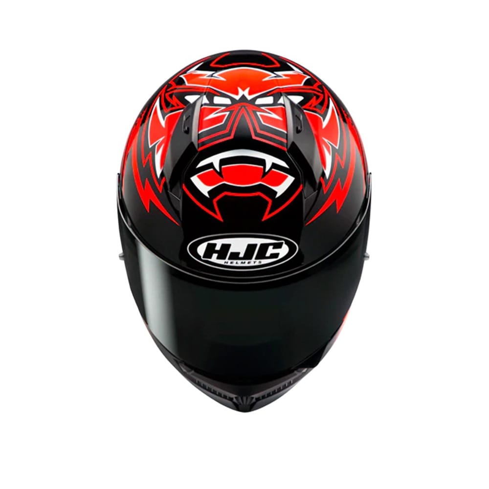 HJC C10 DIABLO MASK MC1 casco de moto integral - CASCO