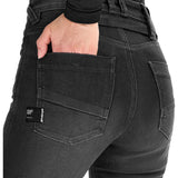 SHIMA RIDGE URBANO DE MOTOCICLISMO TURISMO PANTALONE MUJER NEGRO