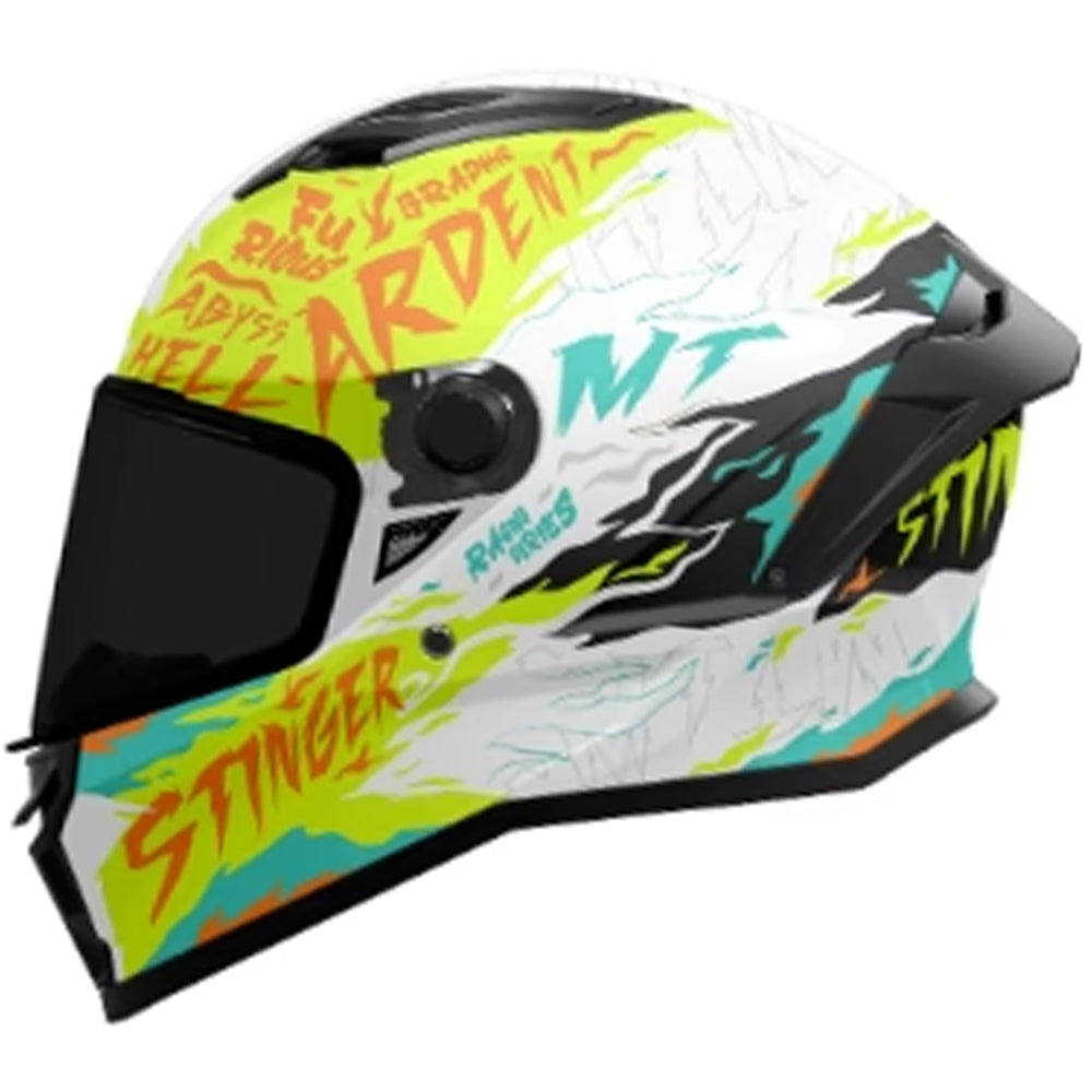 MT Stinger 2 Ardent A3 acabado brillante Casco integral motocicleta de carretera - SECURTEX MOTOR S.L (t/a MaximoMoto)