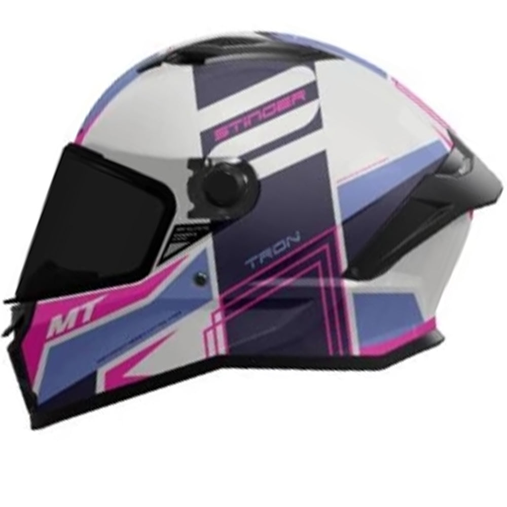 MT Stinger 2 Tron C8 Touring brillante Casco integral motocicleta