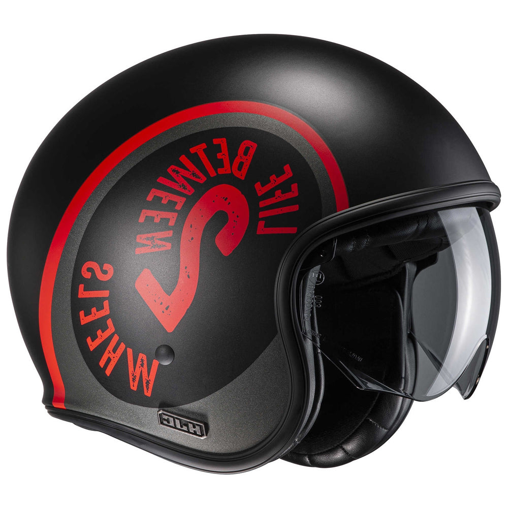 HJC V30 Harvey MC1SF Casco abierto de estilo retro clásico para motocicleta
