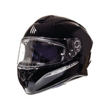 MT TARGO SOLID A1 CASCO INTEGRAL DE MOTO NEGRO BRILLO
