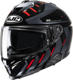 HJC I71 SIMO MC1 DE MOTOCICLETA CASCO INTEGR NEGRO ROJO