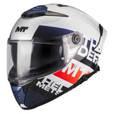 MT Thunder 4 SV Waves A17 Brillo Casco Integral DE MOTO