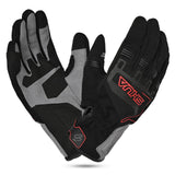 Shua - Sea Breeze Guantes Negro/Gris/Rojo-GUANTES-Maximo Moto