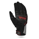 Shua - Sea Breeze Guantes Negro/Gris/Rojo-GUANTES-Maximo Moto