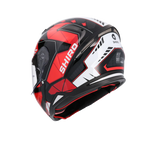 SHIRO CASCO HUNTER SH-890 STAGE NEGRO_ROJO