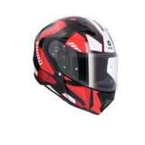 SHIRO CASCO HUNTER SH-890 STAGE NEGRO_ROJO