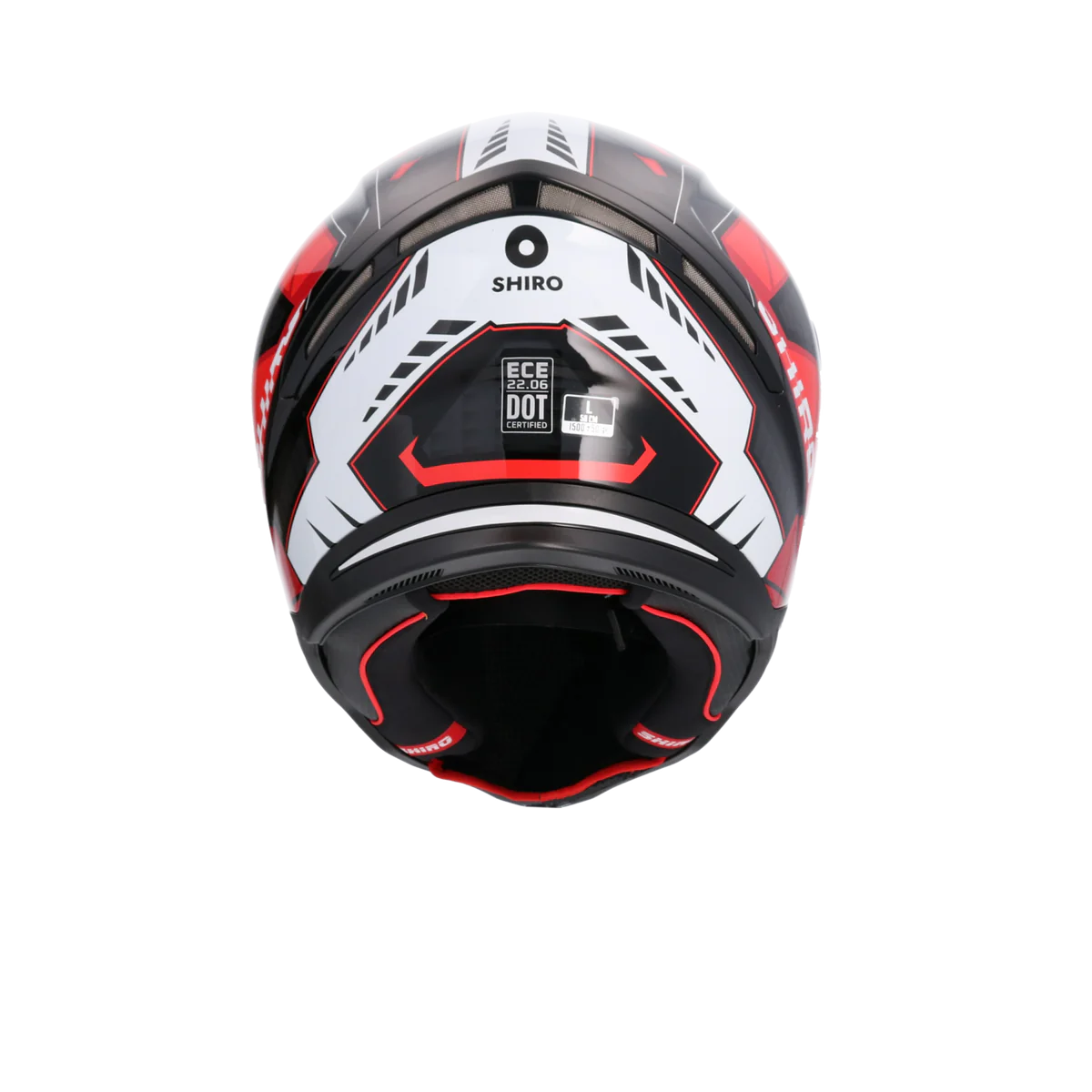 SHIRO CASCO HUNTER SH-890 STAGE NEGRO_ROJO