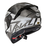 PREMIER CASCO DEVIL CARBON MN8 NEGRO BLANCO