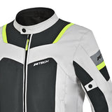 R-TECH - SPIRAL MESH Hielo/Negro/Amarillo Fluo