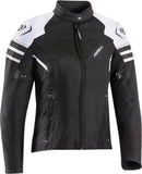 IXON ILANA EVO Moto Textil Mujer Chaqueta Negro Blanco Gris