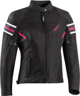 IXON ILANA EVO Moto Textil Mujer Chaqueta Negro Fucsia