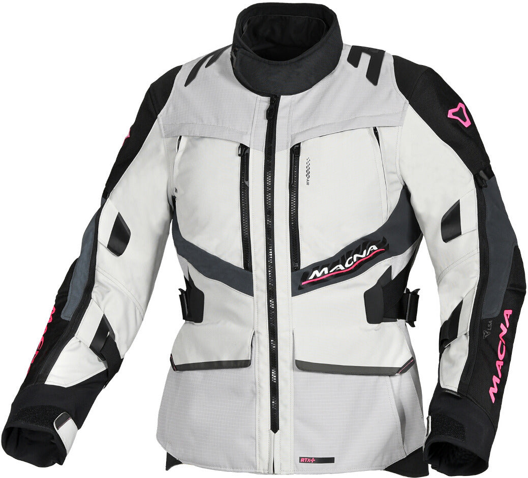 Macna Domane Mujer Chaqueta Textil Gris Claro Gris Negro