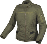 Macna Evora mujer Chaqueta textil impermeable competición Verde