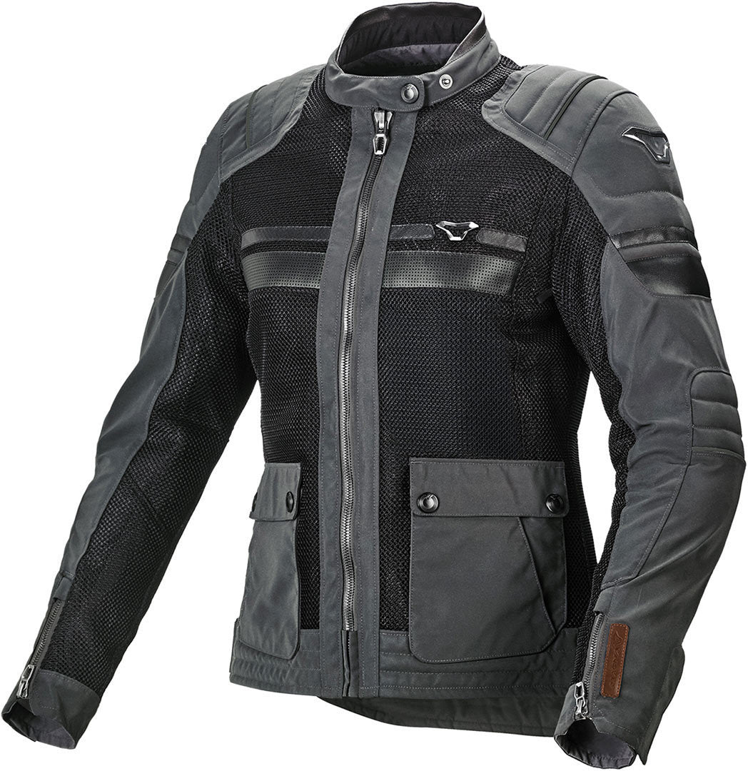 Macna Fluent NightEye Lady Motocicleta Textil Chaqueta